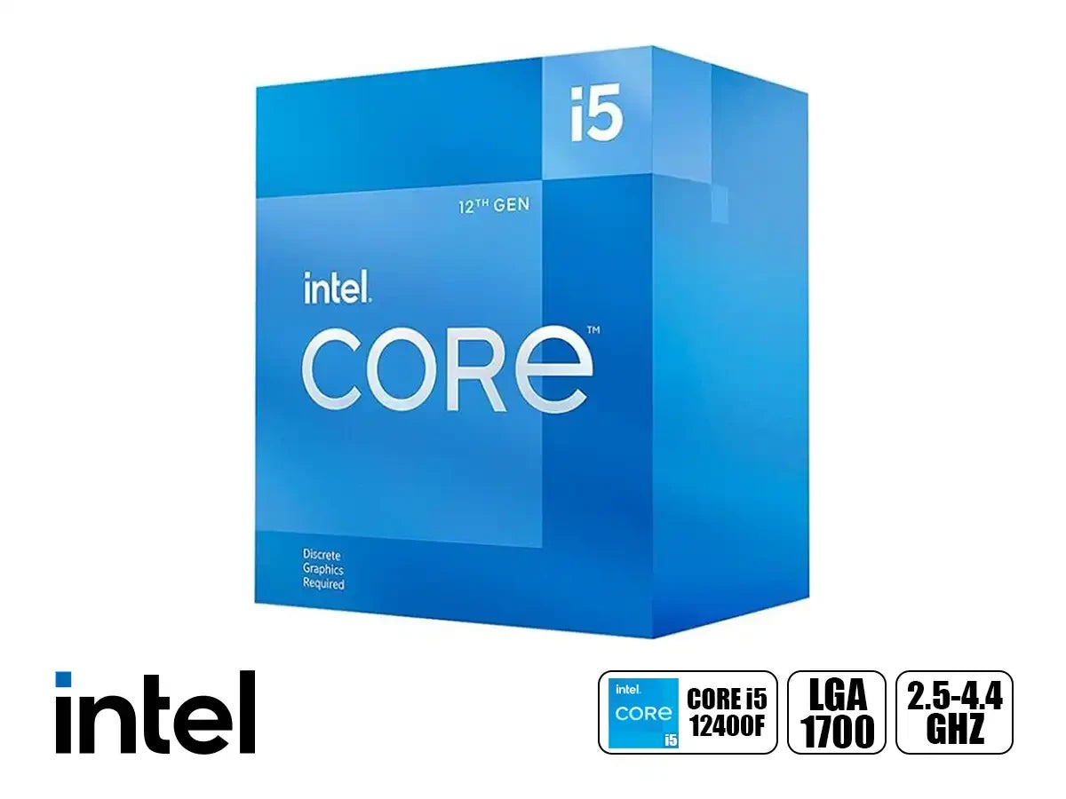 Procesador Intel Core I5 12400f 2.5ghz Hasta 4.4ghz 18mb (bx8071512400f) Lga 1700, 6 Nucleos, S/ Grafica