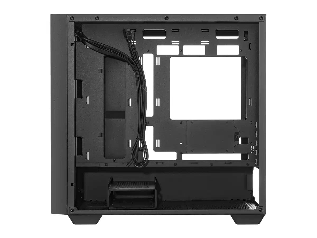 Case Asus A21 Con Malla S/fuente (90-c-asus-a21_bk) Panel De Vidrio, Negro, Micro Atx