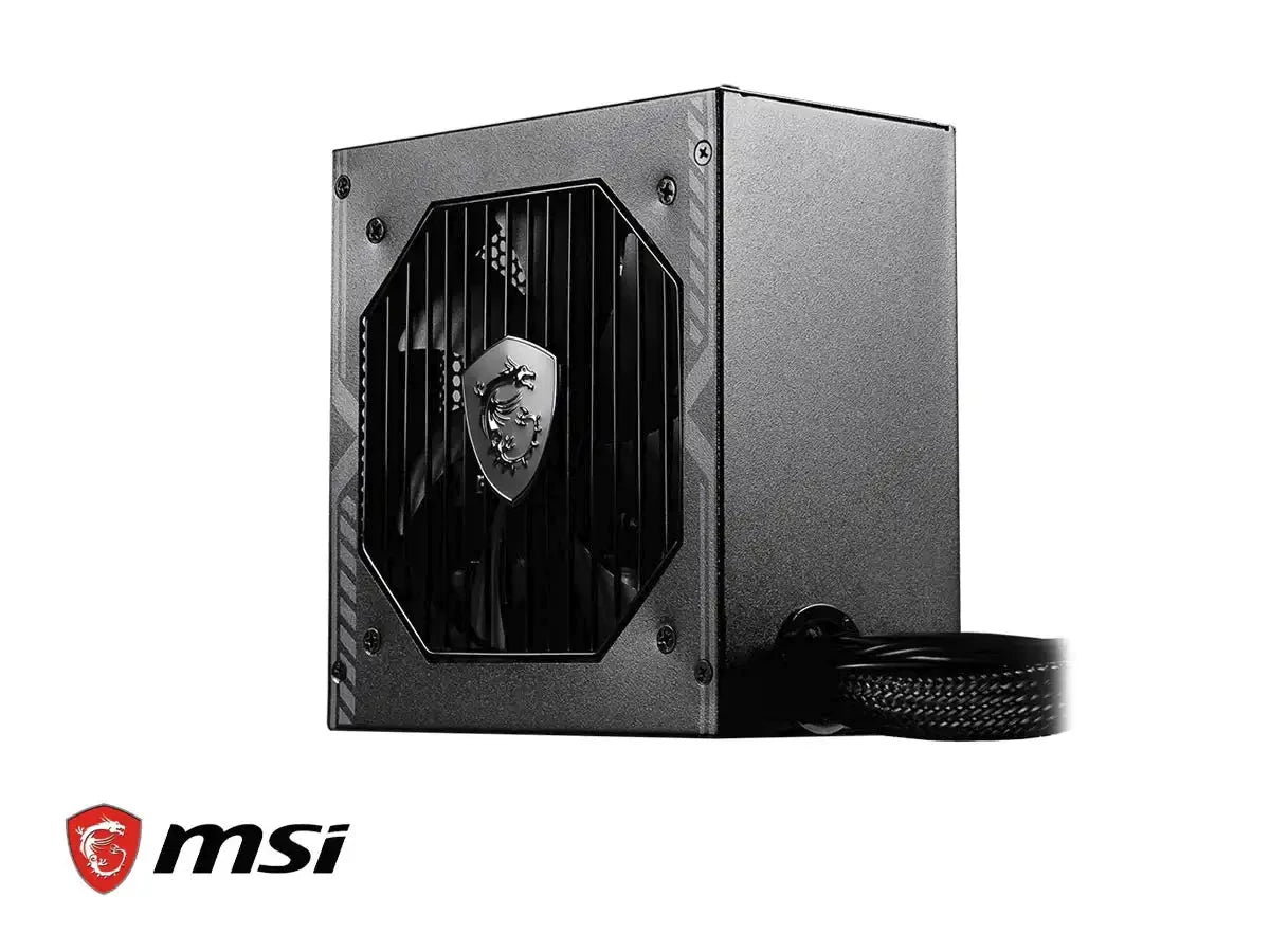Fuente De Poder Msi 650w Mag (mag-a650bn) Atx, 80 Plus Bronze, No Modular, Negro