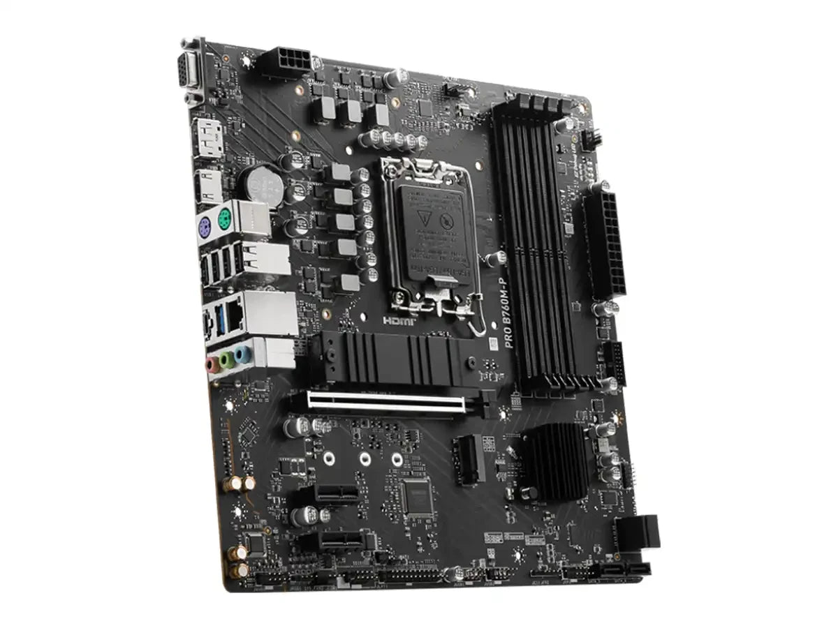 Placa Madre Msi B760m-p Pro (pro B760m-p Ddr5) Socket Lga 1700, Ram Ddr5 Buss 6800oc Mhz, 14va, 13va, 12va Gen