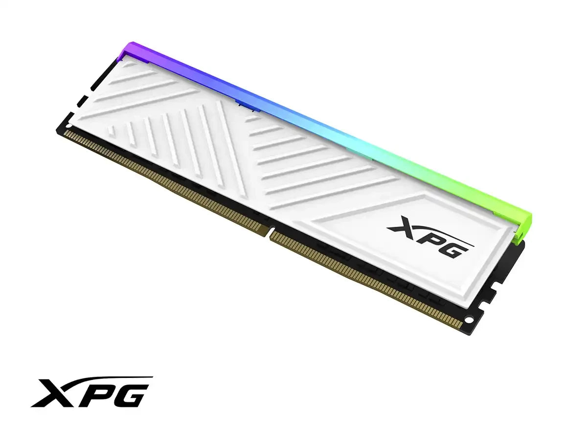 Memoria Ram Xpg Ddr4 8gb Spectrix D35g (ax4u32008g16aswhd35g) 3200 Mhz, Blanco, Rgb