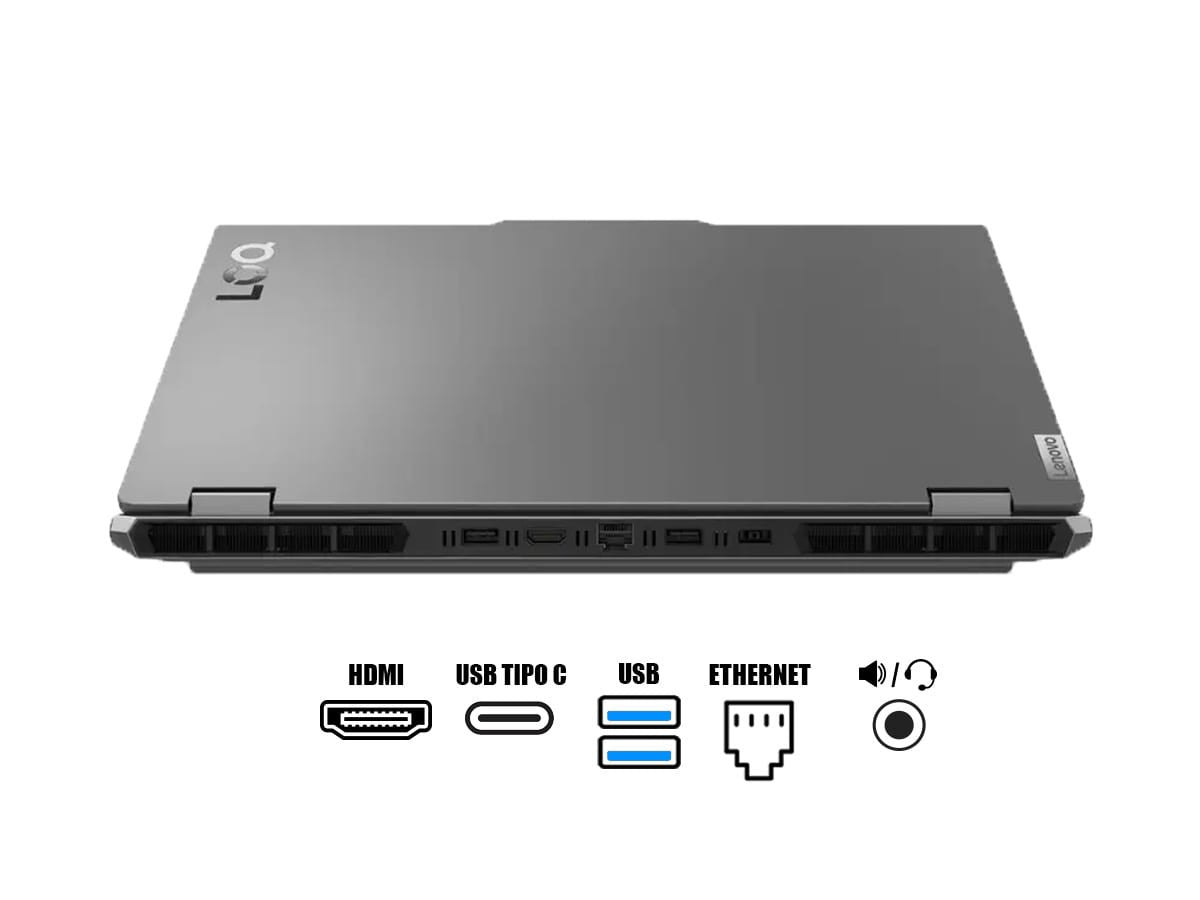 Laptop Lenovo Core I5-12450hx Loq 15iax9 Gaming (83gs006wlm) 15.6" Fhd 144hz, Ram 8gb, Ssd 512gb, Nvidia Rtx 3050 6gb Nvidia, S/s, 12 Gen