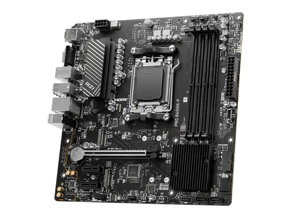 Placa Madre Msi B650m-p Pro (911-b650m-p) Socket Am5, Ram Ddr5 Buss 7200oc Mhz