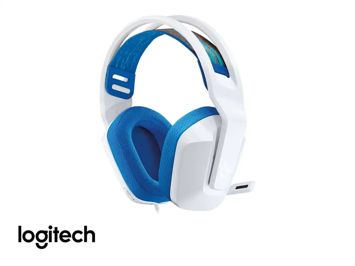 Auricular Logitech G335 Gaming (981-001017) Con Microfono, Interfaz Jack 3.5mm, Blanco