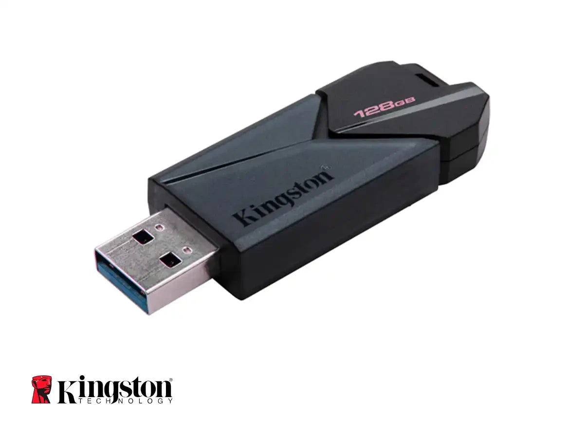 Memoria Usb Kingston 128gb Datatraveler Exodia Onyx (dtxon/128gb) Usb 3.2, Dispositivo De Almacenamiento, Negro