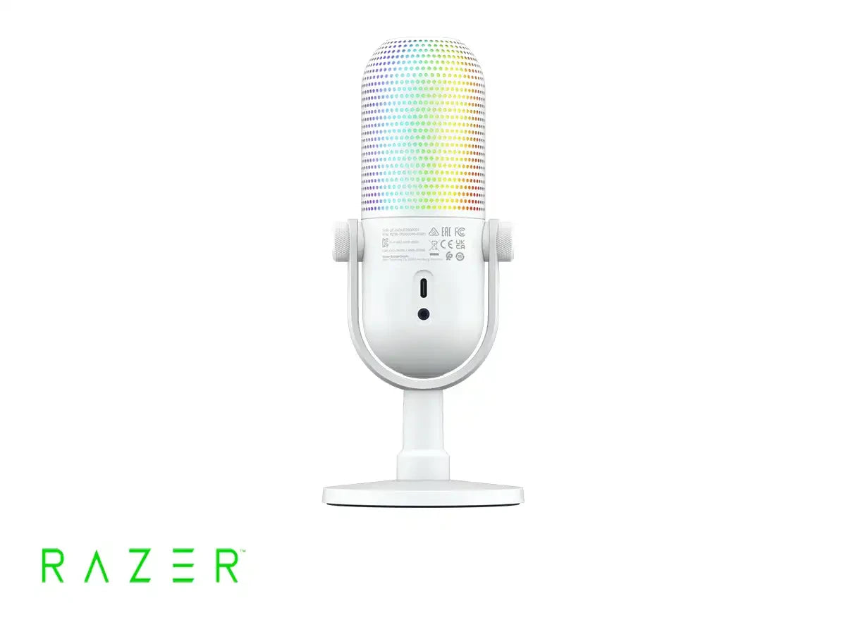 Microfono Razer Seiren V3 Chroma (rz19-05060200-r3u1) Interfaz Usb, White