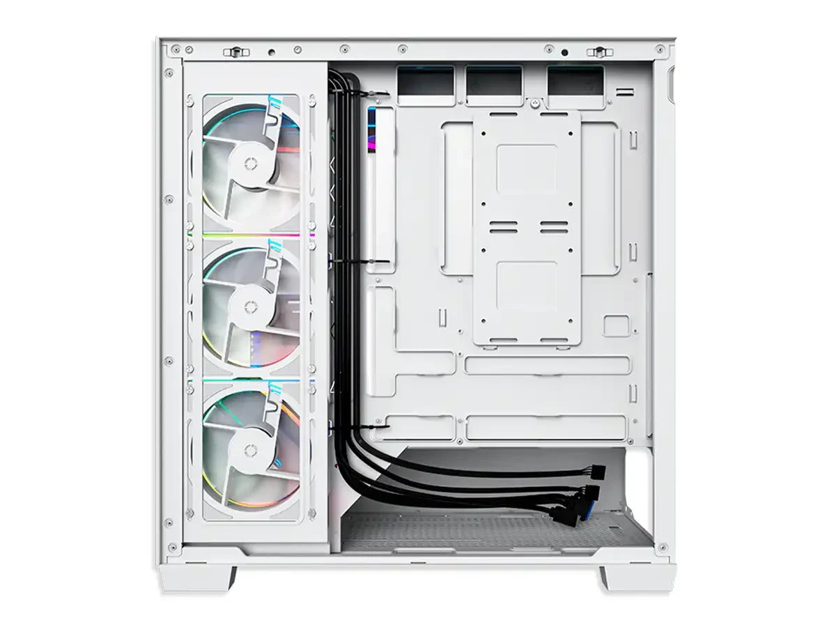 Case Antryx Fx850 Pro Gaming S/fuente (ac-fx850wp) Panel De Vidrio, 5 Ventiladores, Led Argb, White
