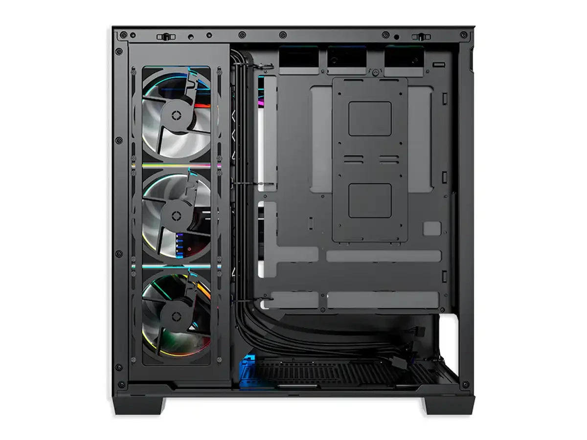 Case Antryx Fx850 Pro Gaming S/fuente (ac-fx850kp) Panel De Vidrio, 5 Ventiladores, Led Argb, Negro