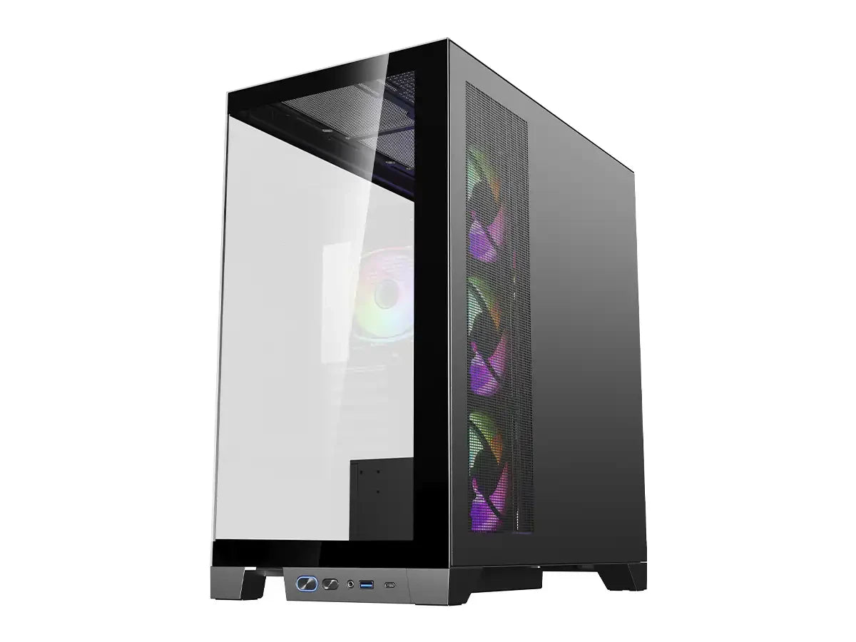 Case Gamer Gambyte Magus S/fuente, Negro (cs-mag4argwr-lg) Panel De Vidrio, 4 Ventilador, Led Argb