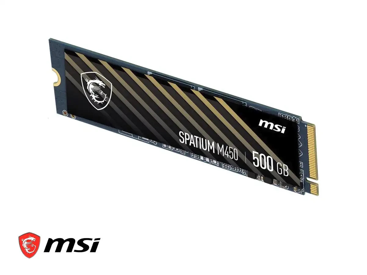 Unidad De Almacenamiento Ssd M.2 Pcie Msi 500gb Nvme Spatium M450, 2280 (sm450n500) 3600mb/s