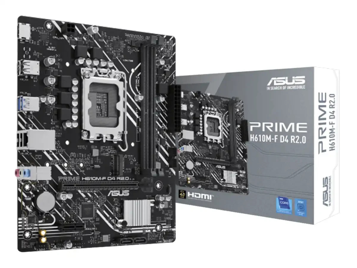 Computadora Intel Core I5 12400, H610m-k D4, SSD M.2 500GB, RAM 16GB