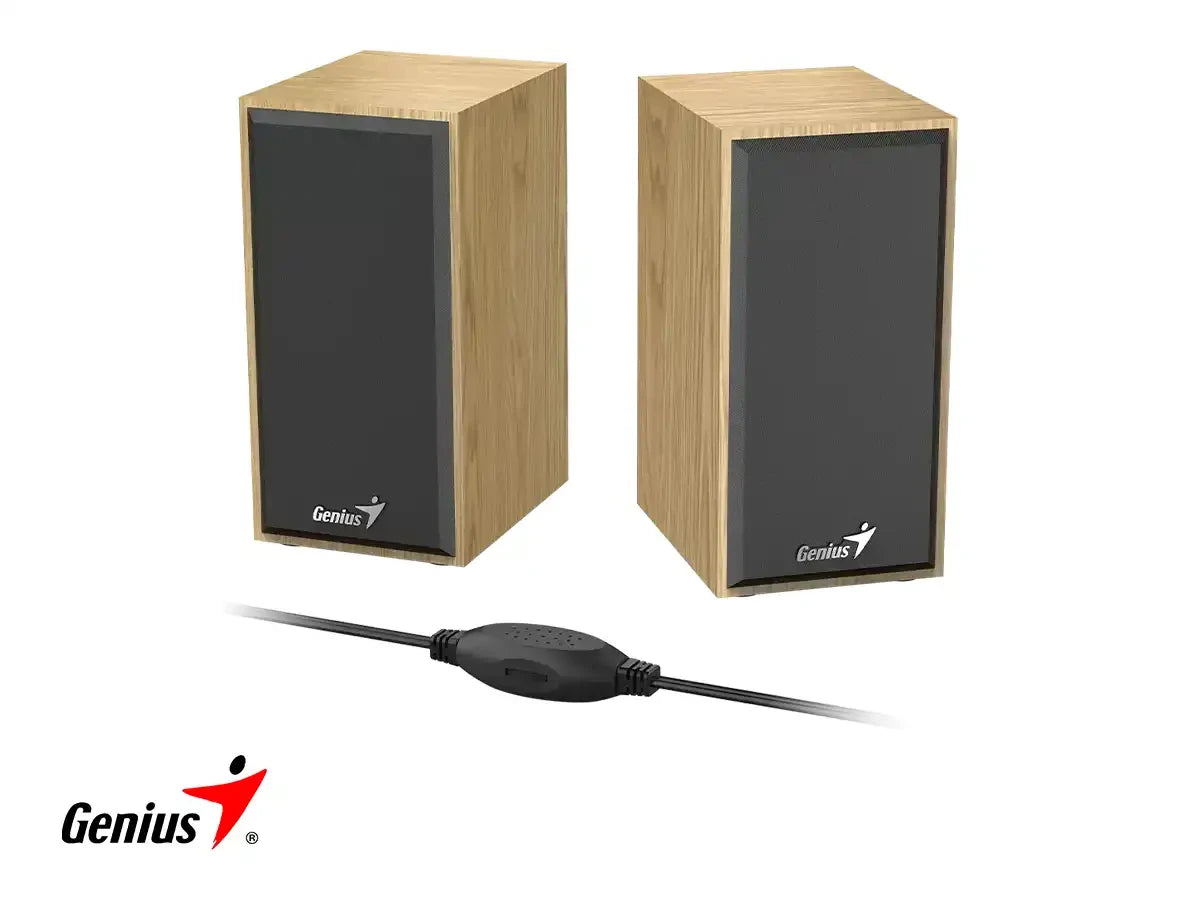 Parlante Genius Sp-hf180 6 Watts Pine Wood (31730029404)