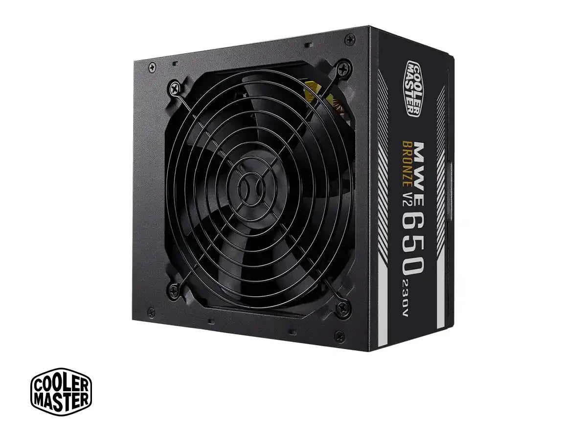 Fuente De Poder Cooler Master 650w Mwe V3 (mpe-6501-acabw-bus) Atx, 80 Plus Bronze, Negro