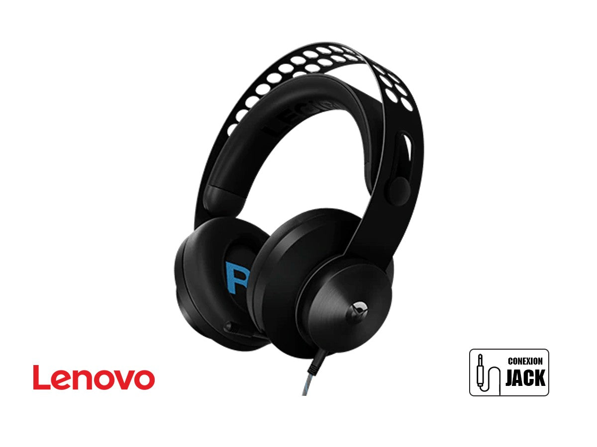 Auricular Lenovo Legion H300 Gaming (gxd0t69863) Con Microfono, Interfaz Jack, C/ Negro