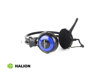 Auricular Halion T30 (halion T30) Con Microfono, Colores Variados Azul - Rojo - Amarillo