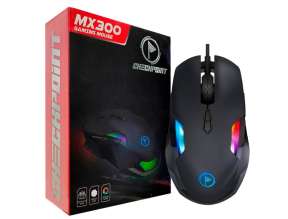 Mouse Checkpoint Mx300 Gaming (cp-ms-1003) Hasta 10.000 Dpi, 9 Botones, Rgb, Negro