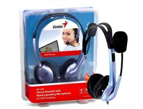 Auricular Genius Hs-04s (31710025100) Noise Cancelling, Con Microfono, Azul