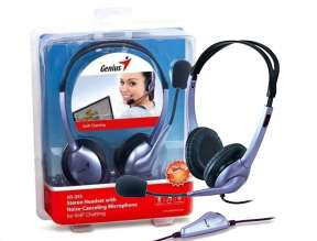Auricular Genius Hs-04s (31710156101) Con Microfono, Violeta