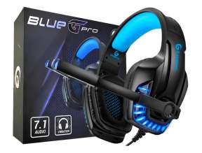 Auricular Gambyte G Pro Gaming 7.1 (gi-blueg-kt) Con Microfono, Interfaz Usb, Led Azul, Azul