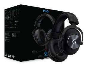 Auricular Logitech Pro X Gaming (981-000817) Con Microfono, Interfaz Usb, Negro