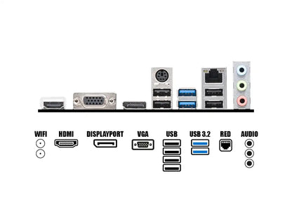 Placa Madre Msi H610m-g Pro (911-7d46-225) Socket Lga 1700, Ram Ddr5 Buss 5600 Mt/s