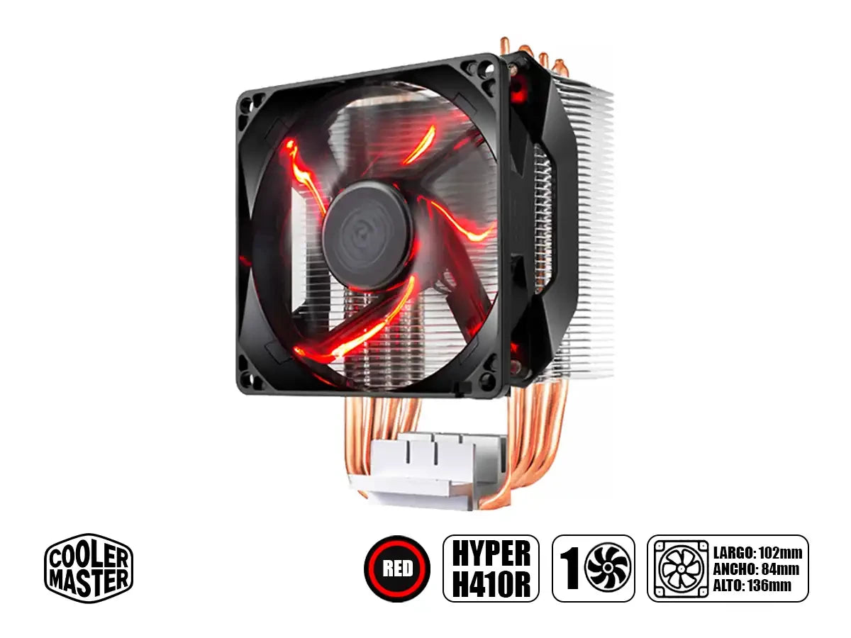 Cooler Para Procesador Cooler Master Hyper H410r (rr-h410-20pc-r1) Led Rgb