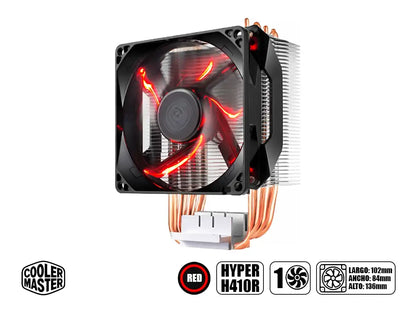 Cooler Para Procesador Cooler Master Hyper H410r (rr-h410-20pc-r1) Led Rgb