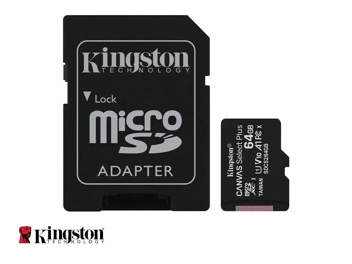 Memoria Micro Sd Kingston 64gb (sdcs2/64gb) C/card Adaptador, Tarjeta Sd