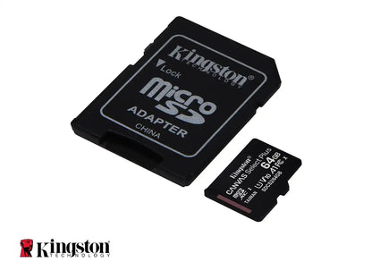 Memoria Micro Sd Kingston 64gb (sdcs2/64gb) C/card Adaptador, Tarjeta Sd