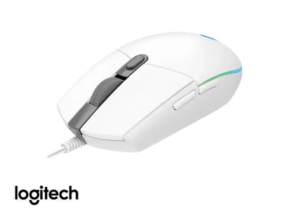 Mouse Logitech G203 Lightsync Gaming (910-005791) Hasta 8000 Dpi, 6 Botones Programables, Rgb, Blanco