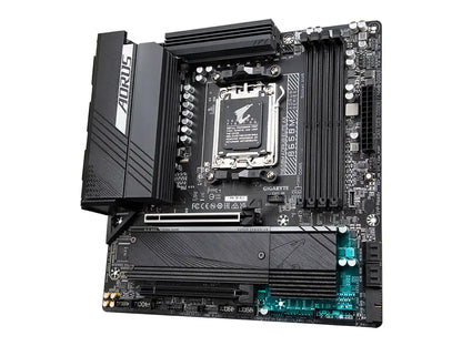 Placa Madre Gigabyte B650m Aorus Elite Ax (b650m Aorus Elite Ax) Socket Am5, Ram Ddr5 Buss 8000oc Mhz, Wifi 6e