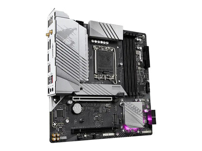 Placa Madre Gigabyte B760m Aorus Elite Ax (b760m Aorus Elite Ax) Socket Lga 1700, Ram Ddr5 Buss 7800oc Mhz, 14va, 13va, 12va Gen, Rgb