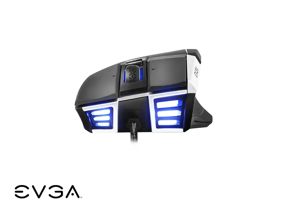 Mouse Evga X17 Gaming (903-w1-17gr-kr) Hasta 16.000 Dpi, 10 Botones, Rgb, Gris