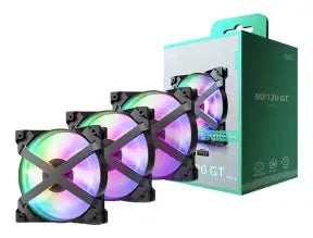 Cooler Para Case Deepcool Mf120 Gt (dp-gs-f12-ar-mf120gt-3p) Pack 3 En 1, 120mm, Led Argb