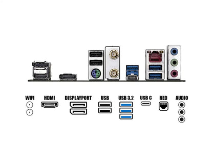 Placa Madre Gigabyte B650m D3hp-ax (b650m D3hp-ax) Socket Am5, Ram Ddr5 7600oc Mhz, Wifi 6e
