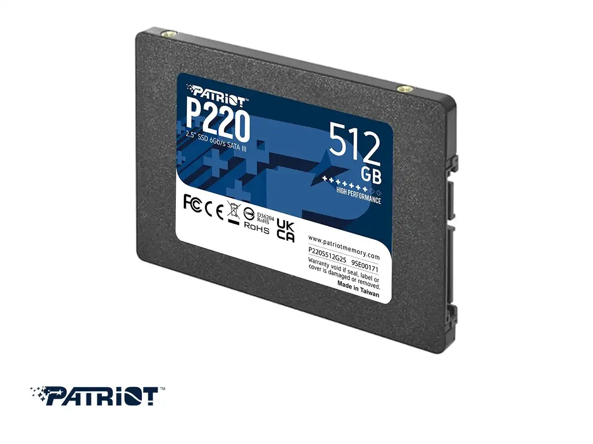 Unidad De Almacenamiento Ssd Sata 2.5 Patriot 512gb P220 (p220s512g25) 550mb/s