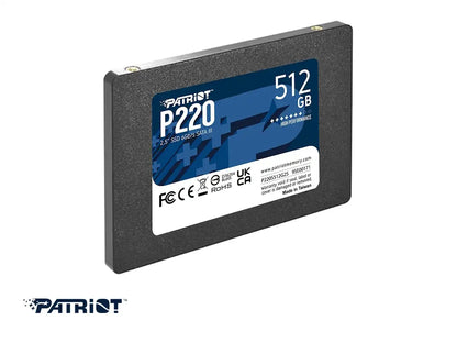 Unidad De Almacenamiento Ssd Sata 2.5 Patriot 512gb P220 (p220s512g25) 550mb/s