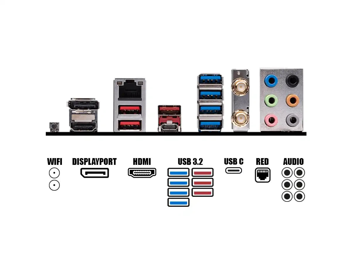 Placa Madre Msi B650 Gaming Plus Wifi (91b650 Gaming Plus Wifi) Socket Am5, Ram Ddr5 Buss 7200oc Mt/s, Wifi 6e