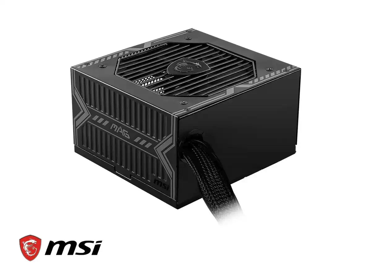 Fuente De Poder Msi 650w Mag (mag-a650bn) Atx, 80 Plus Bronze, No Modular, Negro