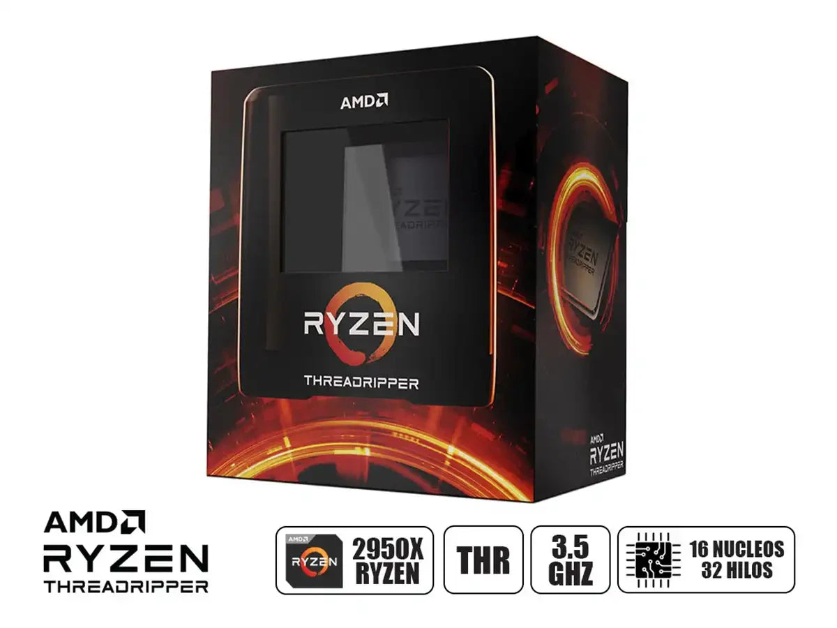 Procesador Amd Ryzen Threadripper 2950x 3.5ghz Hasta 4.4ghz 32mb (yd295xa8afw0f) Socket Tr4, 16 Nucleos