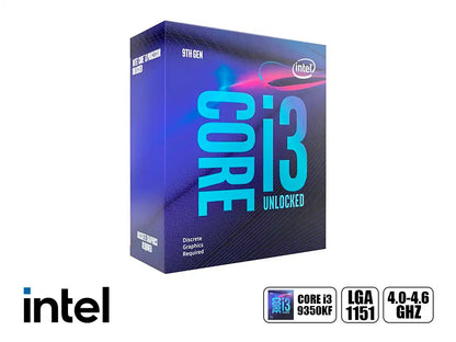Procesador Intel Core I3 9350kf 4.0ghz Hasta 4.6ghz 8mb (bx80684i39350kf) Lga 1151, 4 Nucleos, S/ Grafica