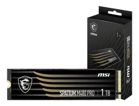 Imagen Referencial * Unidad De Almacenamiento Ssd M.2 Pcie Msi 1tb Nvme Spatium M480 Pro, 2280 (spatium-m480-pro-pci1tb) 7400mb/s