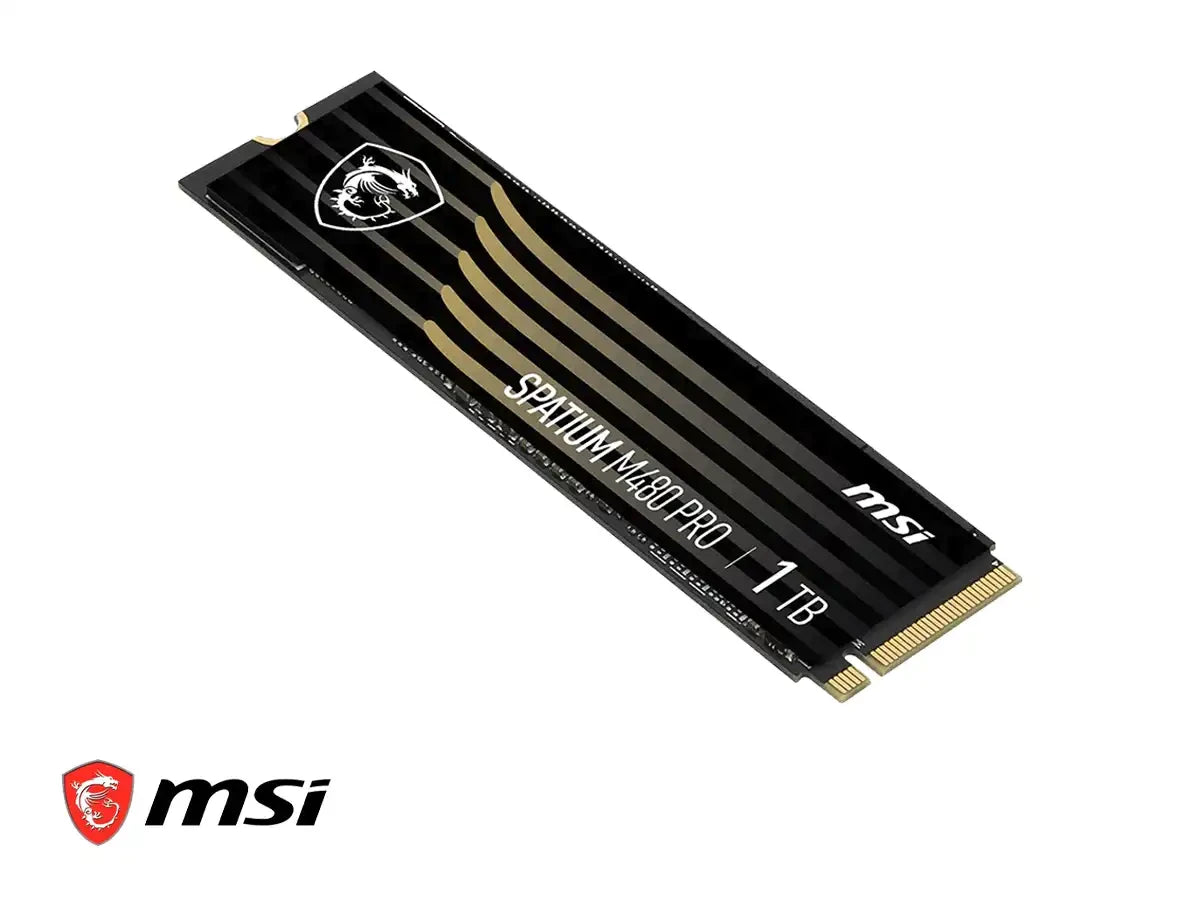 Imagen Referencial * Unidad De Almacenamiento Ssd M.2 Pcie Msi 1tb Nvme Spatium M480 Pro, 2280 (spatium-m480-pro-pci1tb) 7400mb/s
