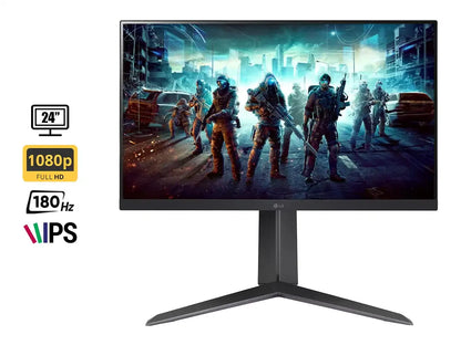 Monitor Lg 23.8 Pulgadas Ultragear 24gs65f (24gs65f-b) Gaming 180hz, Fhd, 1ms, G-sync, Pivot, 1 Hdmi, 1 Dp