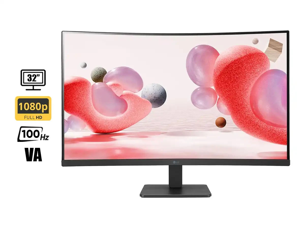 Monitor Lg 32 Pulgadas 32mr50c (32mr50c-b) Frecuencia 100hz, Fhd, 5ms, Curvo, Va, 2 Hdmi, 1 Vga