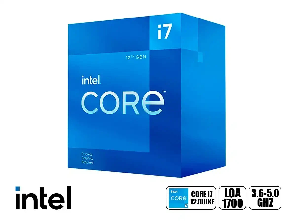 Procesador Intel Core I7 12700kf 3.6ghz Hasta 5.0ghz 25mb (bx8071512700kf) Lga 1700, 12 Nucleos, S/ Grafica, S/cooler