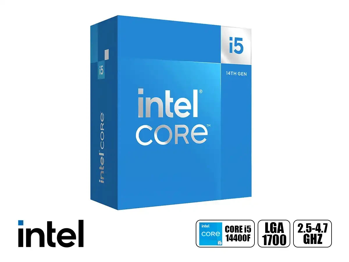 Procesador Intel Core I5 14400f 2.5ghz Hasta 4.7ghz 20mb (bx8071514400f) Lga 1700, 10 Nucleos, S/ Grafica, C/ Cooler