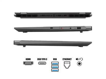 Laptop Lenovo Core I7-13650hx Loq 15irx9 Gaming (83dv00fklm) Pantalla 15.6" Fhd 144hz, Ram 16gb, Ssd 512gb, Rtx 4050 6gb, Esp, 13gen