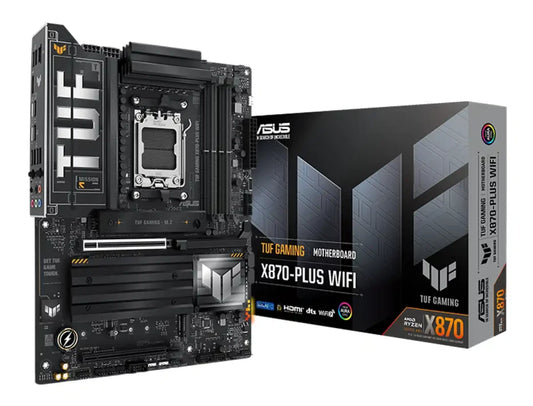 Placa Madre Asus X870-plus Tuf Gaming Wifi (90mb1iu0-m0eay0) Socket Am5, Ram Dddr5 Buss 8000oc Mt/s, Wifi 7