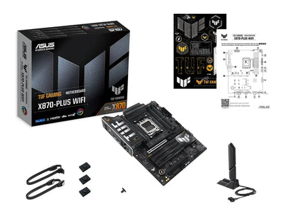 Placa Madre Asus X870-plus Tuf Gaming Wifi (90mb1iu0-m0eay0) Socket Am5, Ram Dddr5 Buss 8000oc Mt/s, Wifi 7